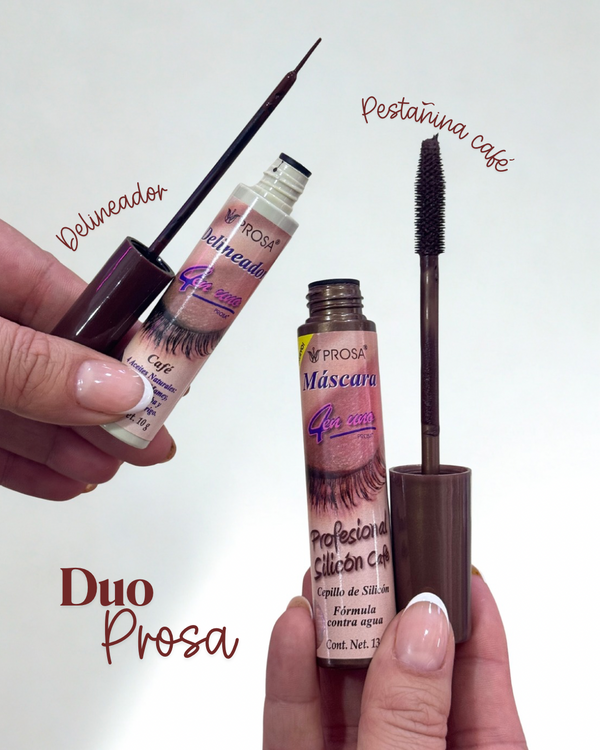 Duo Delineador y Pestañina Café Prosa