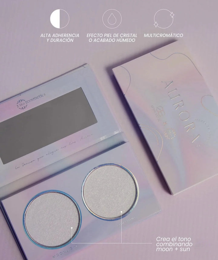 Iluminadores pro dúo cromáticos Aurora