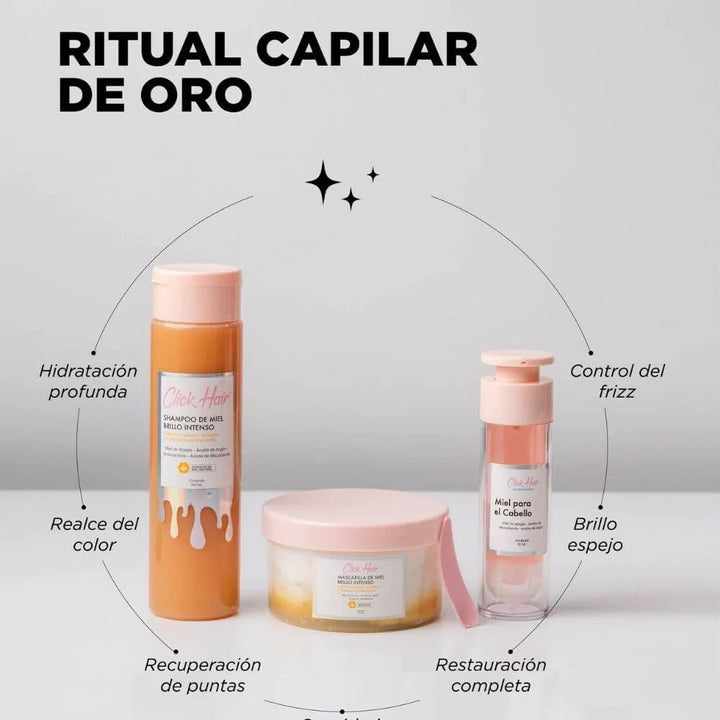 Kit capilar miel Click Hair